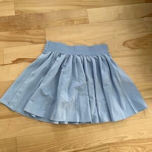Pleated skater skort